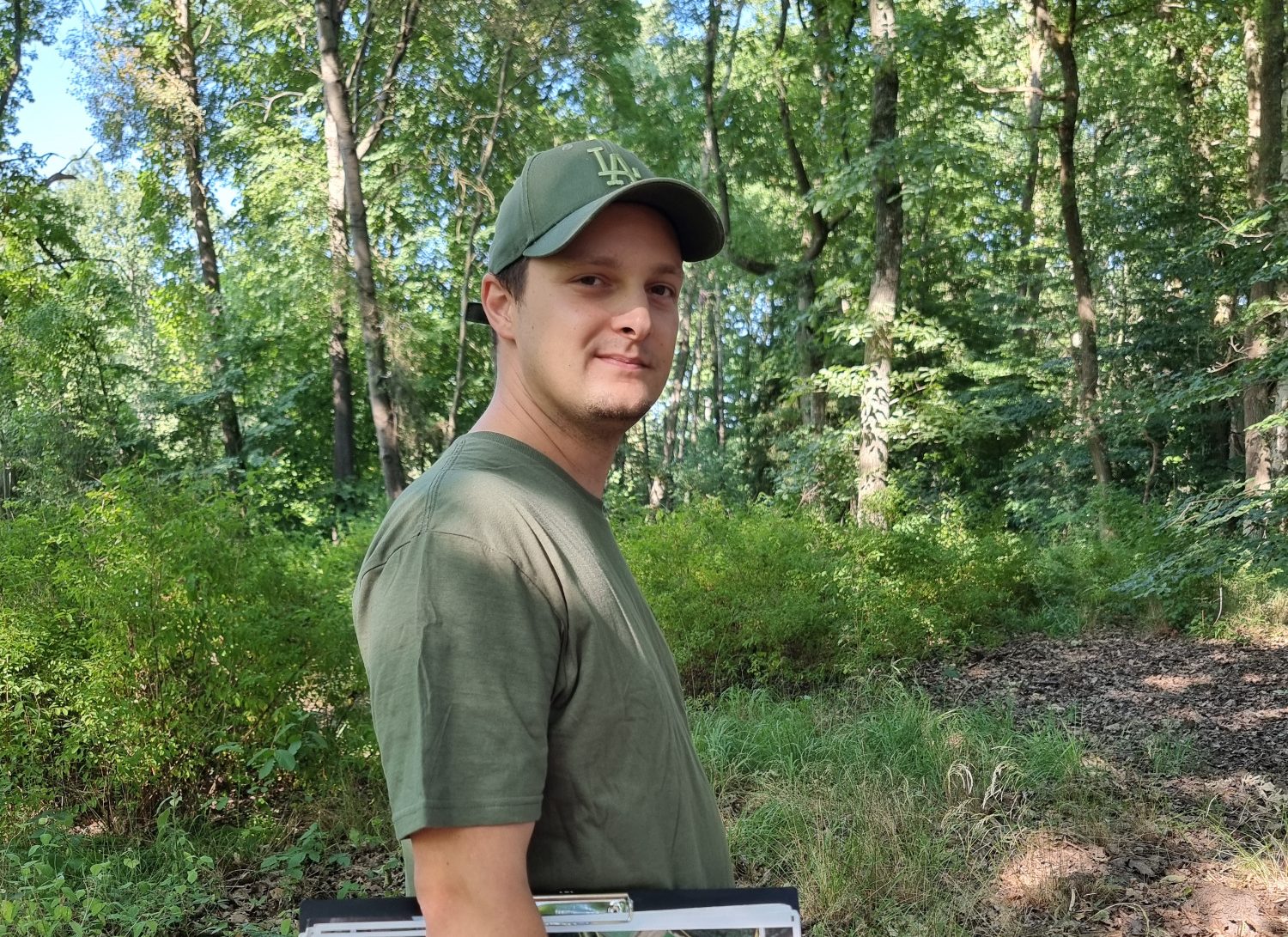 Hans Christoph Zirwes bei der Arbeit